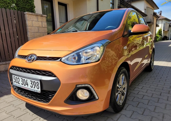 Hyundai i10 cena 34900 przebieg: 75380, rok produkcji 2015 z Warszawa małe 529